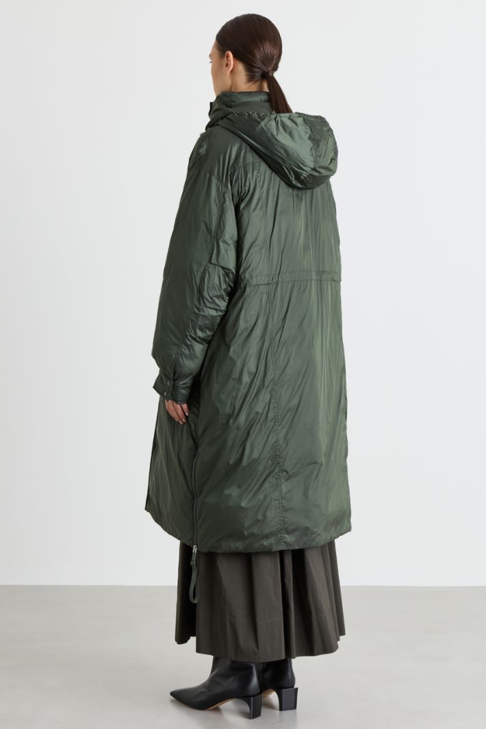 Parka rembourrée à capuche - VERT - Intrend - 4