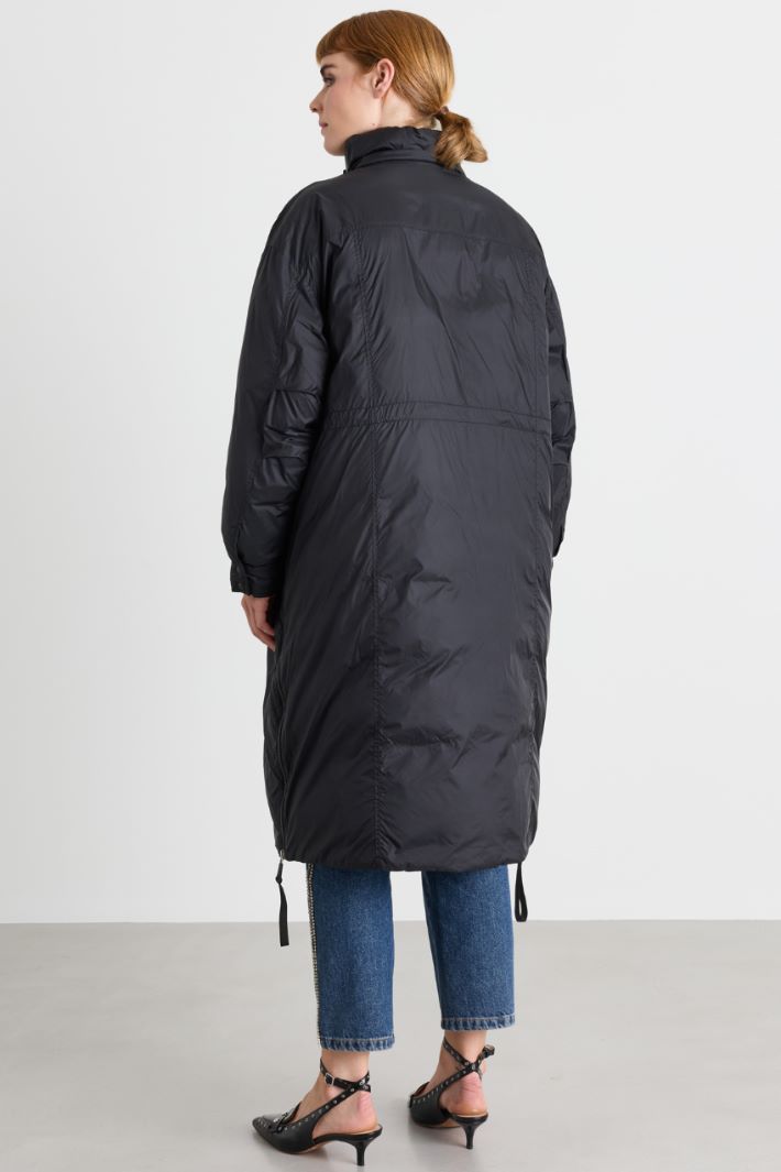 Parka rembourrée à capuche - NOIR - Intrend - 4