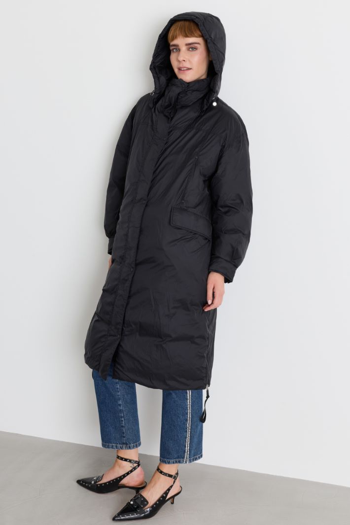 Parka rembourrée à capuche - NOIR - Intrend - 2