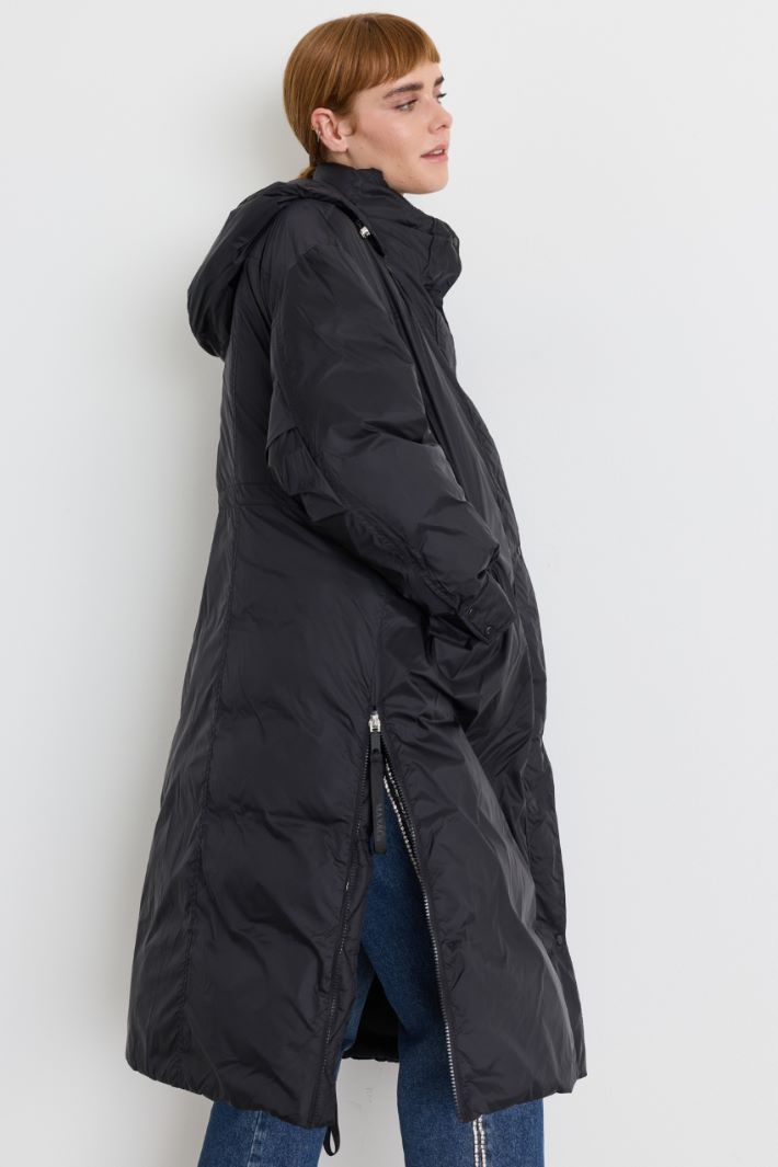 Parka rembourrée à capuche - NOIR - Intrend - 3