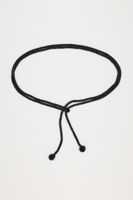 Beaded Tubular Belt - Intrend