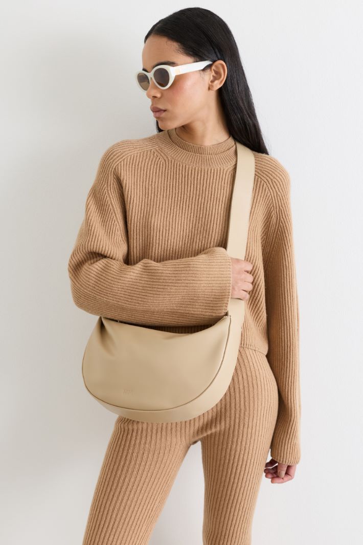 Technical Fabric Bag - BEIGE - Intrend - 5