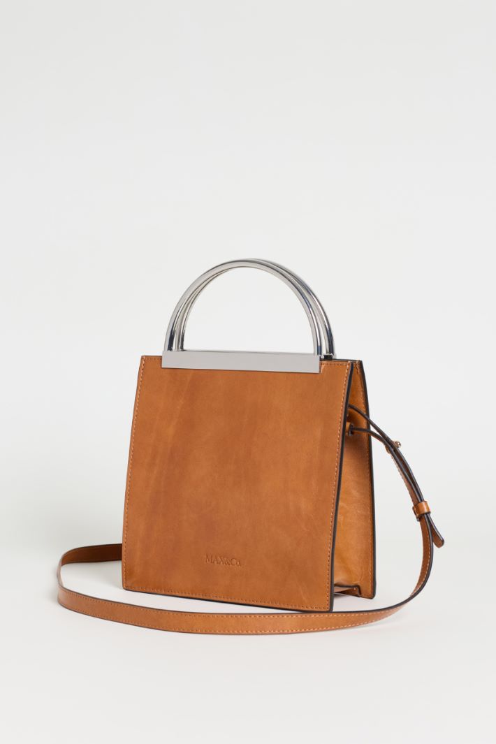 Leather Bag - BROWN - Intrend - 2