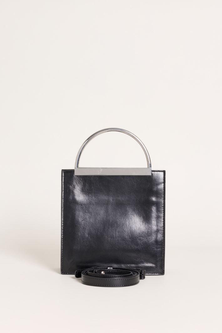 Leather Bag - BLACK - Intrend - 3