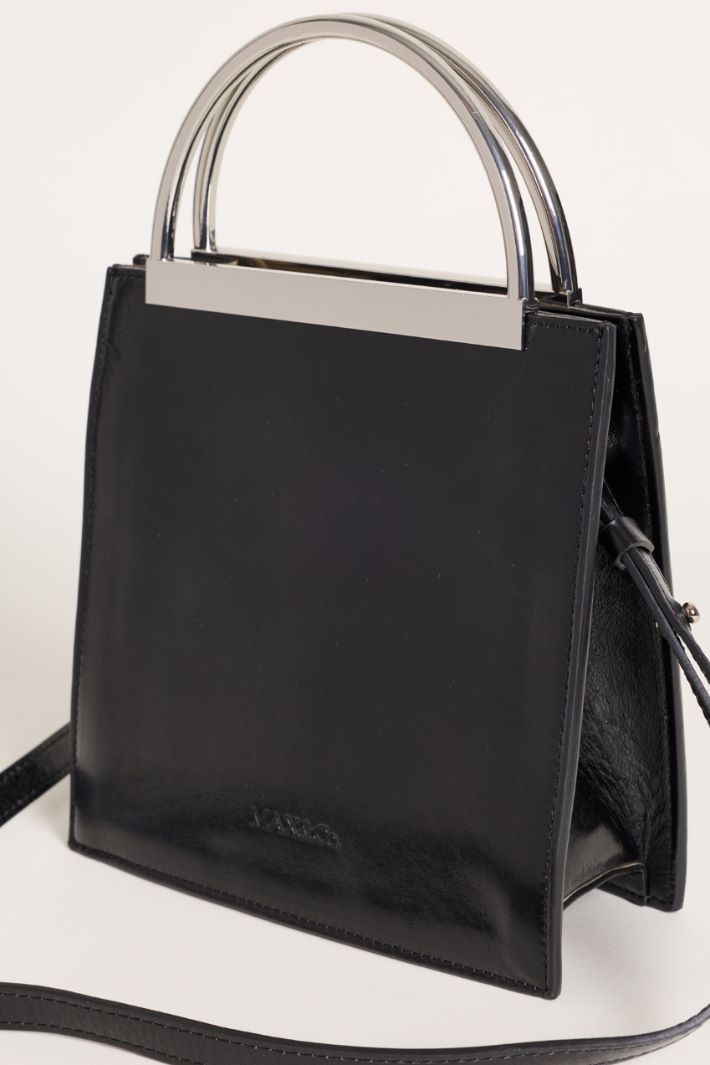 Leather Bag - BLACK - Intrend - 4