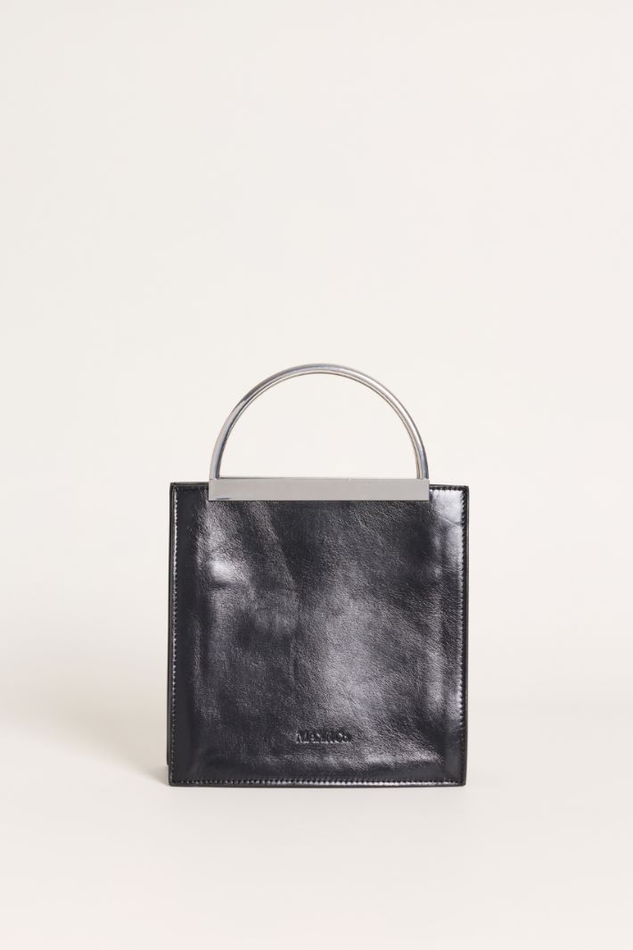 Leather Bag - BLACK - Intrend