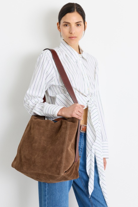Suede bag - Intrend