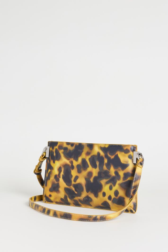 Spot Print Clutch - YELLOW BLACK - Intrend - 2