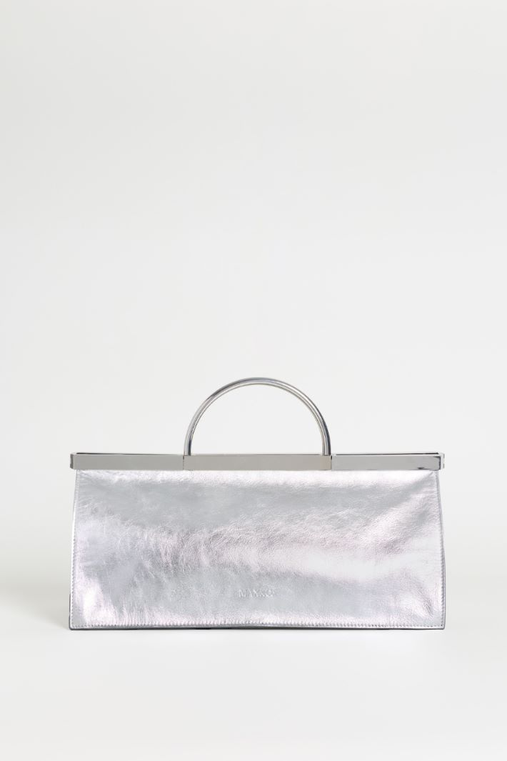 Bolso laminado - PLATA - Intrend