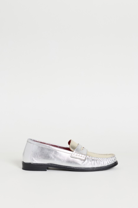 Mocasines de piel laminada - Intrend