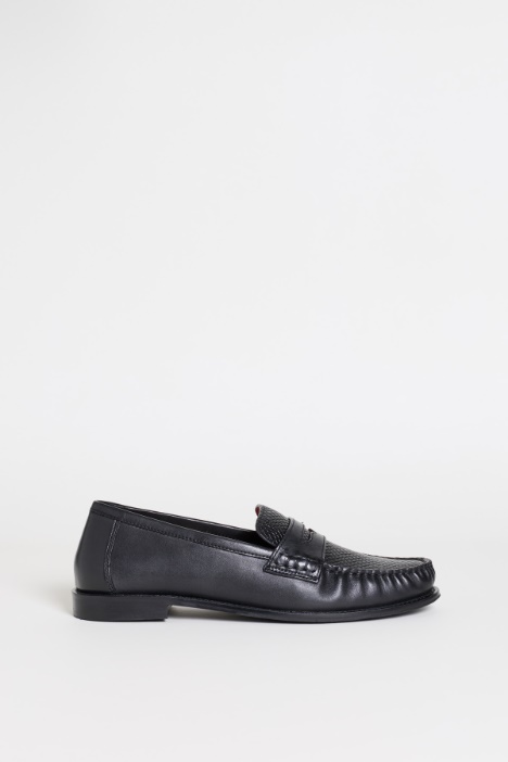Mocasines de piel laminada - Intrend