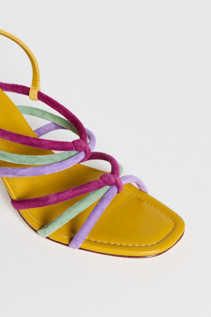 Sandali con listini multicolor - GIALLO - Intrend - 4