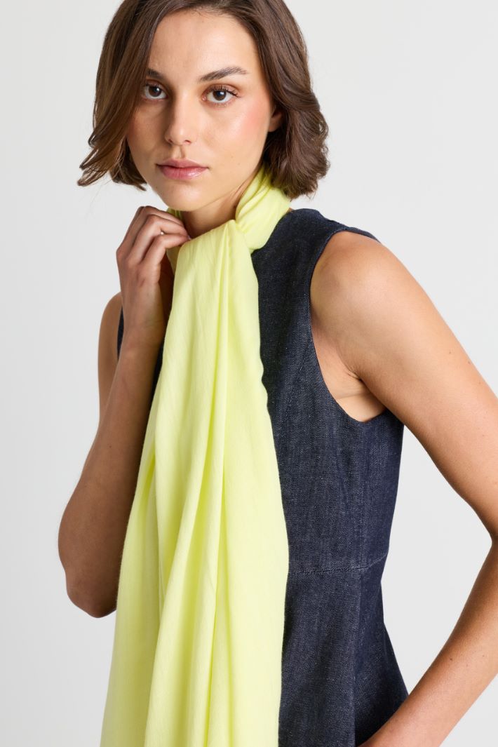 Stola in garza fluida - GIALLO - Intrend - 2