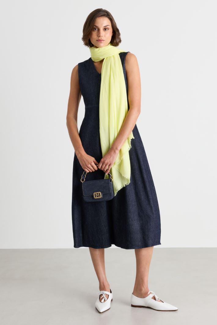 Stola in garza fluida - GIALLO - Intrend
