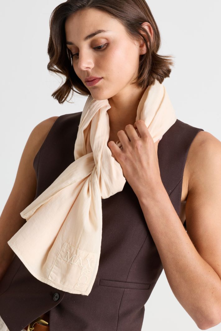 Cotton stole - CAMEL - Intrend - 2