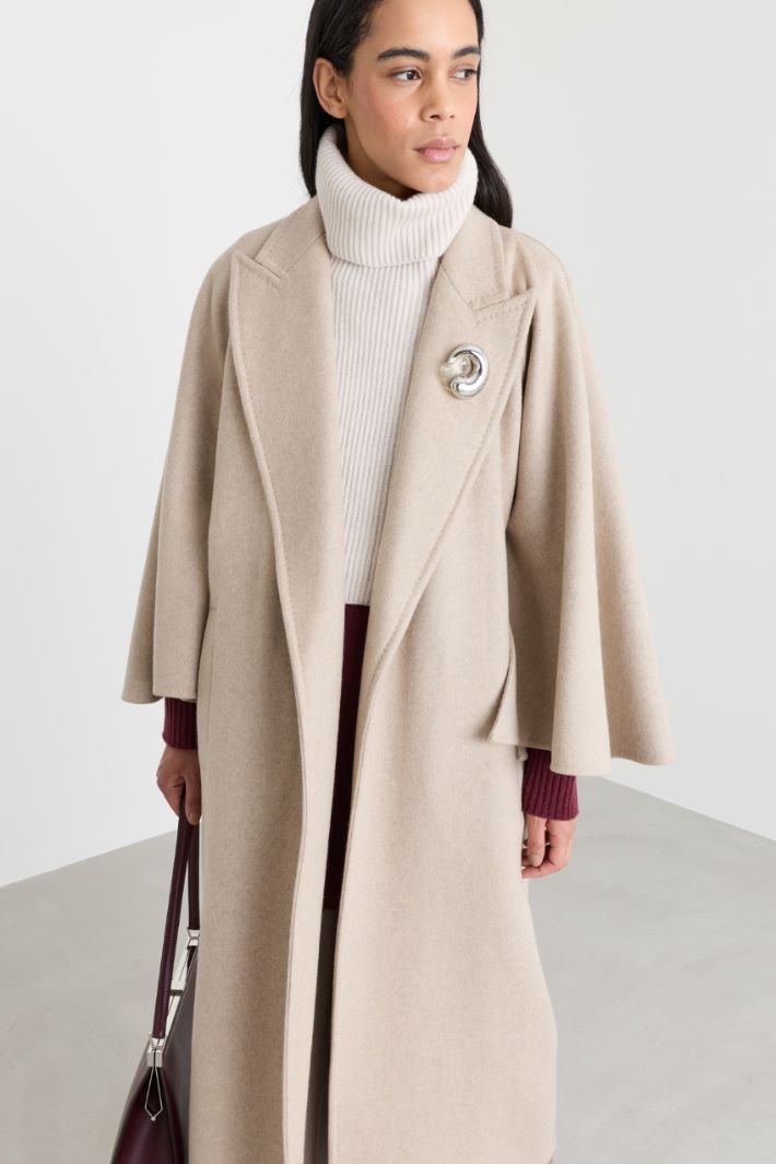 Wool and Cashmere Roll-Neck Dickey - WHITE - Intrend - 2