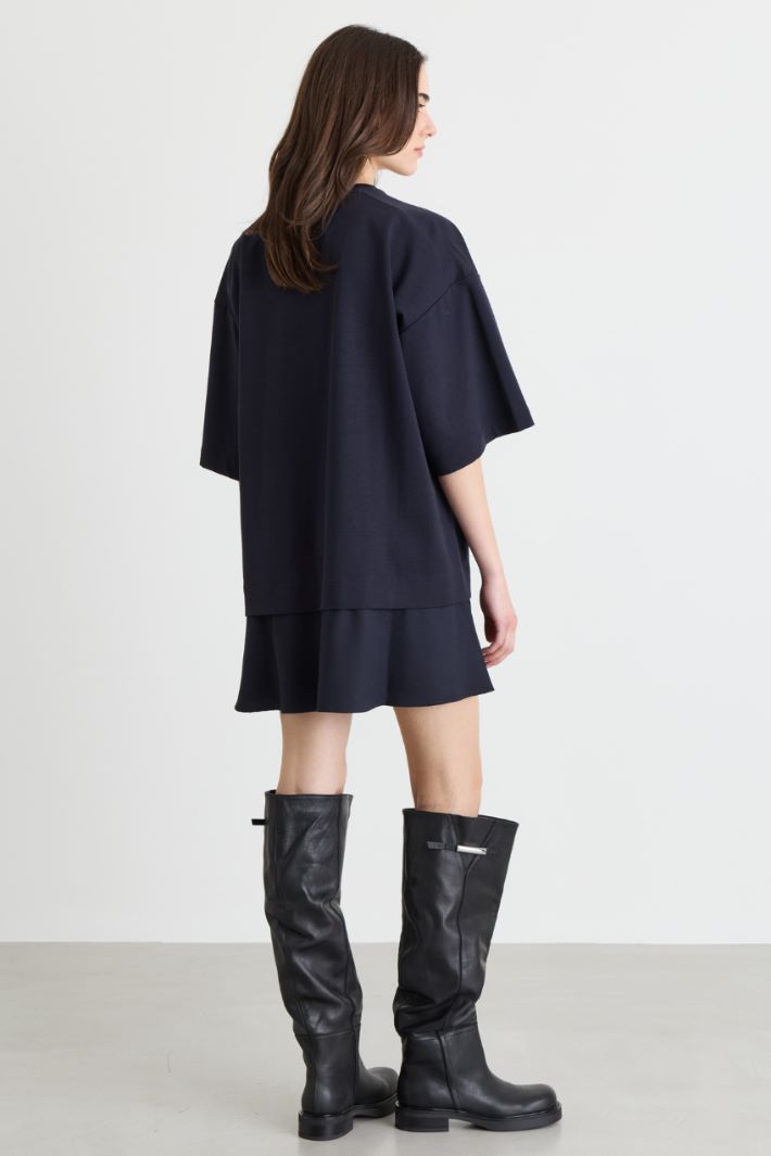 T-shirt dress - BLUE - Intrend - 4