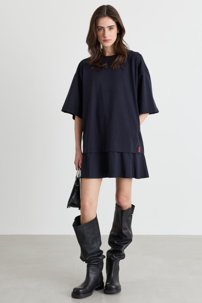 T-shirt dress - BLUE - Intrend - 2