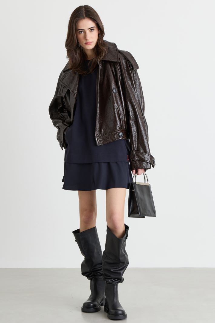 T-shirt dress - BLUE - Intrend
