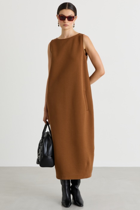 Sleeveless cocoon dress - Intrend