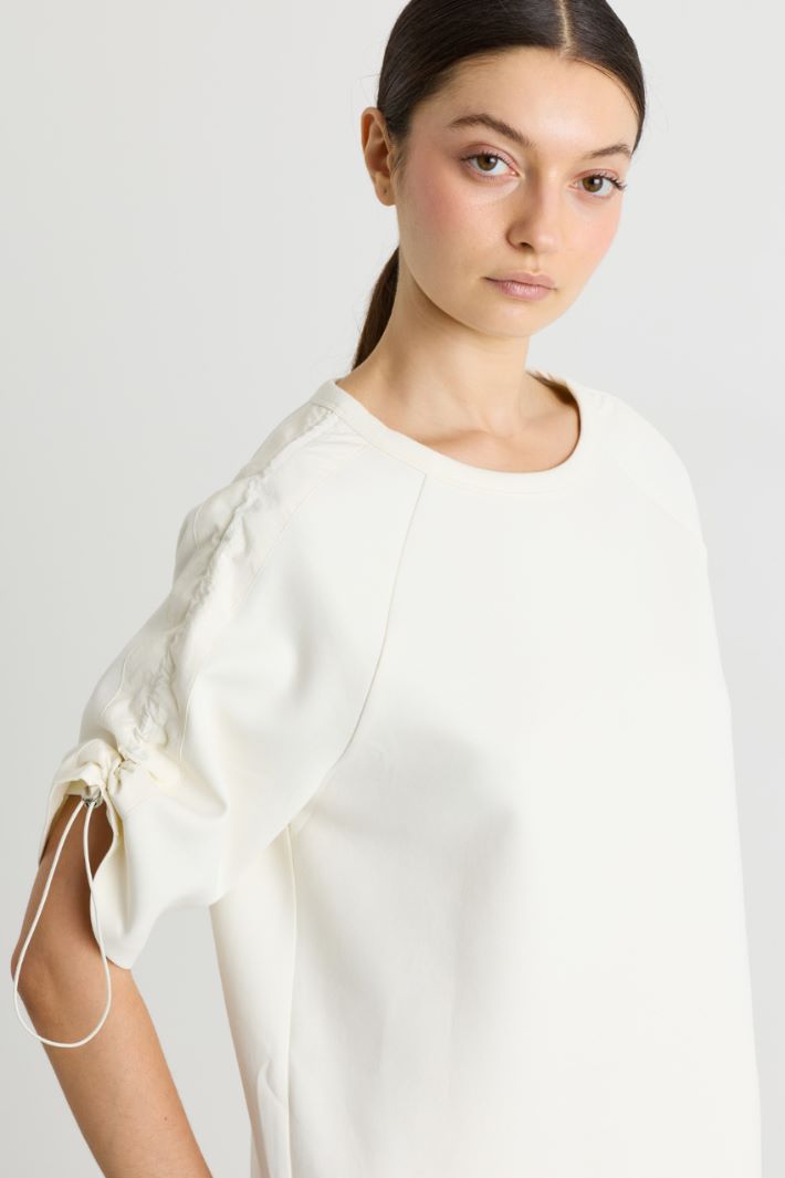 Short jersey dress - WHITE - Intrend - 3
