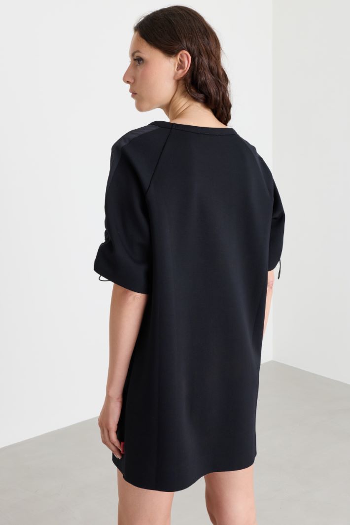 Short jersey dress - BLACK - Intrend - 4