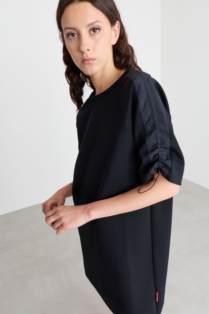 Short jersey dress - BLACK - Intrend - 3