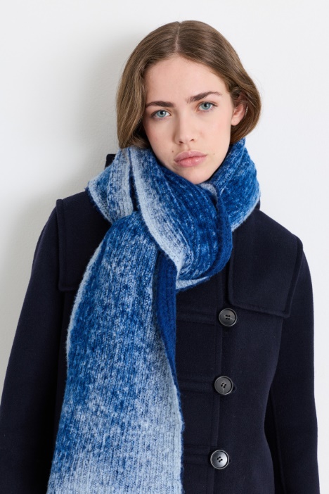 Sciarpa in maglia fluffy