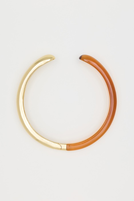 Metal and acrylic choker - Intrend