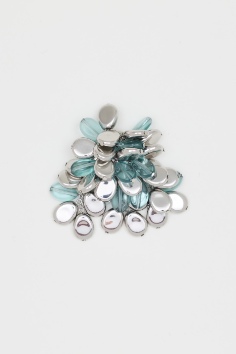 Broche de metal y resina - Intrend