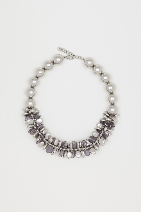 Collar de metal y resina - Intrend