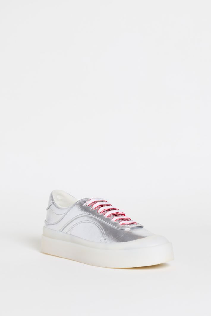 Chunky-sole trainers - SILVER - Intrend - 2