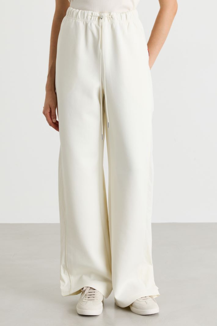 Wide-fit joggers - WHITE - Intrend - 2
