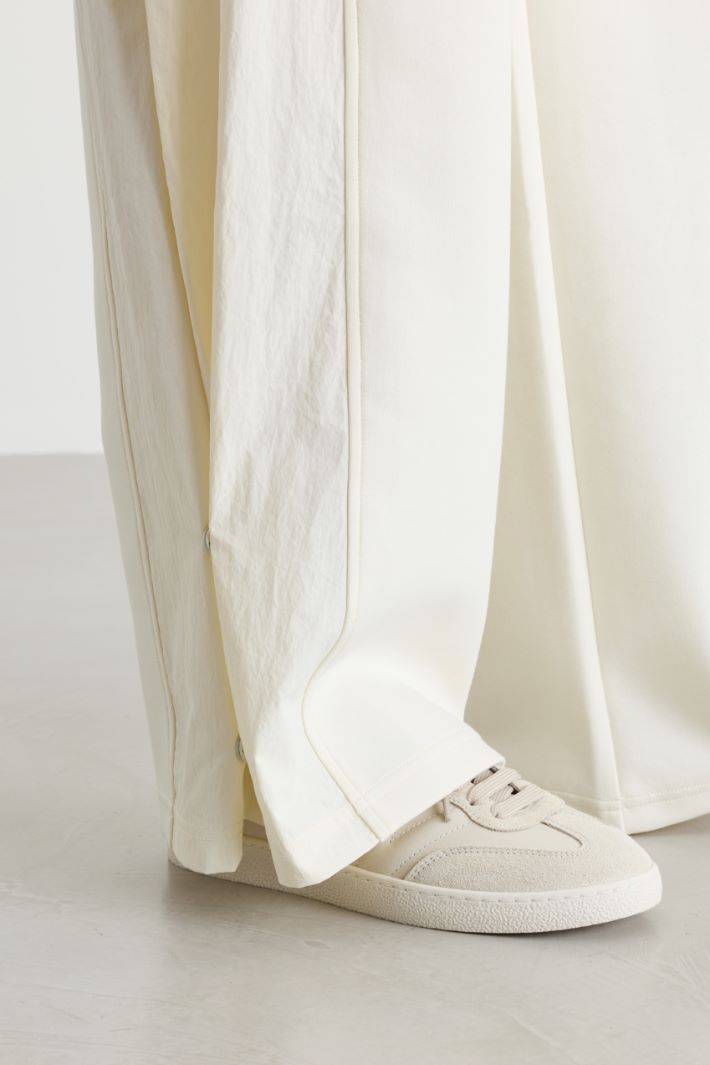 Wide-fit joggers - WHITE - Intrend - 3
