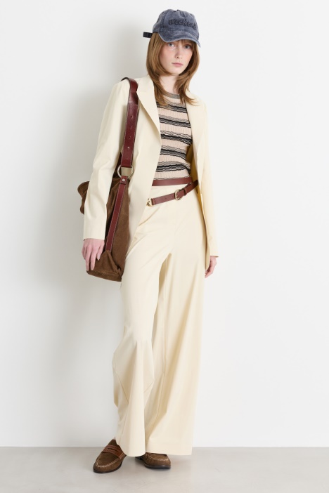 Technical jersey trousers - Intrend