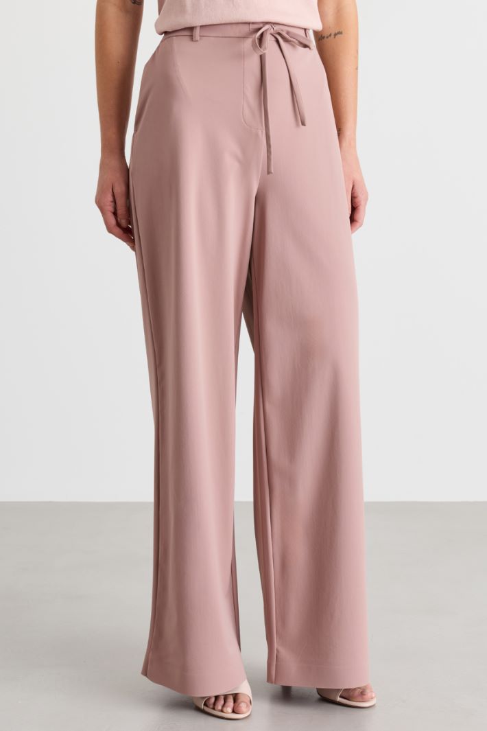 Technical jersey trousers - PINK - Intrend - 2