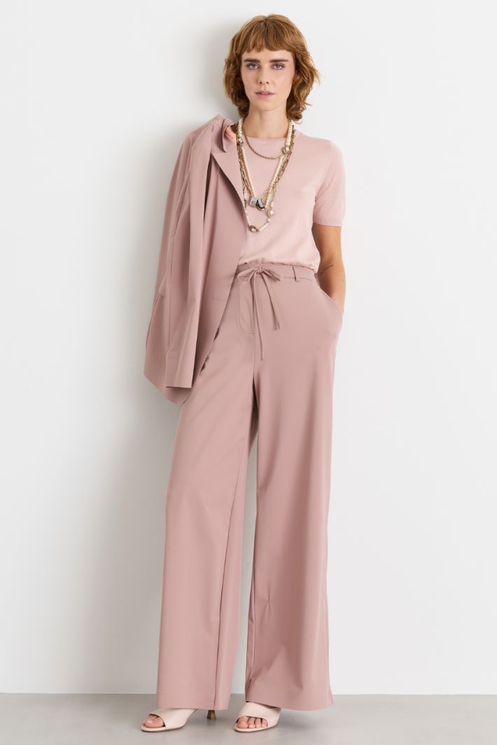 Technical jersey trousers - PINK - Intrend