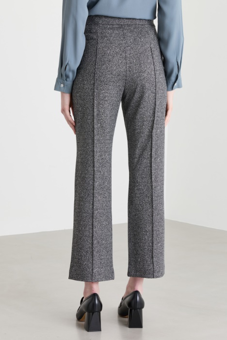 Pantalone crop in jersey