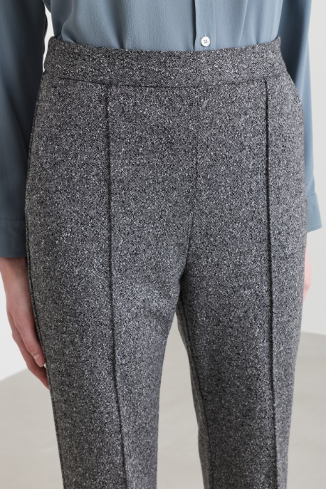 Pantalone crop in jersey