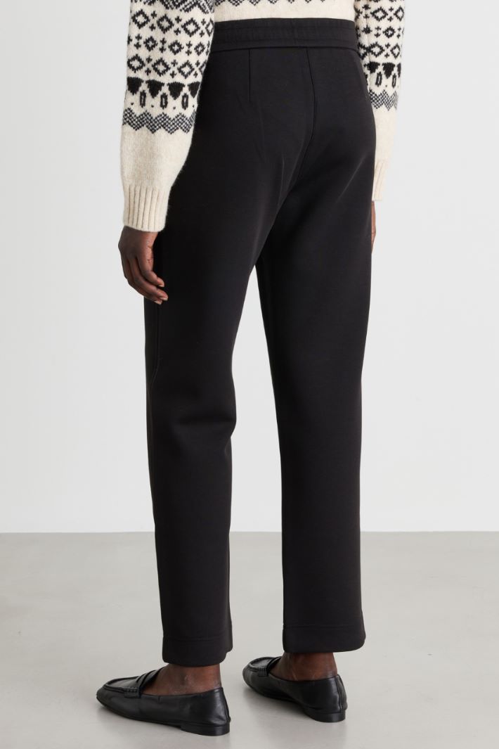 Jersey jogging trousers - BLACK - Intrend - 4