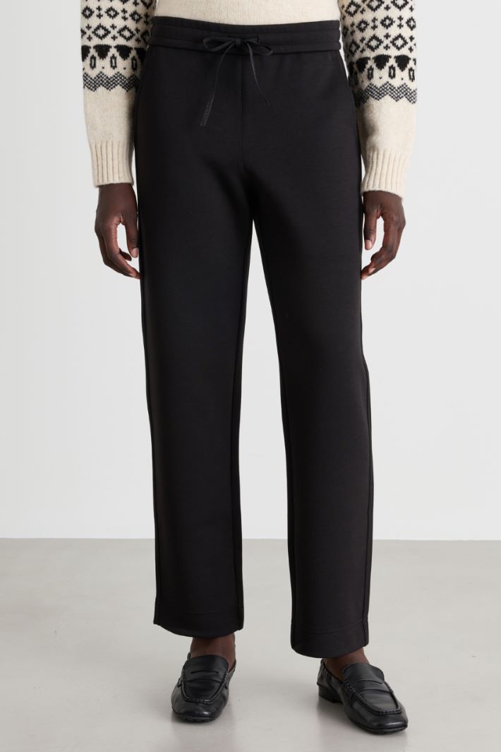 Jersey jogging trousers - BLACK - Intrend - 2
