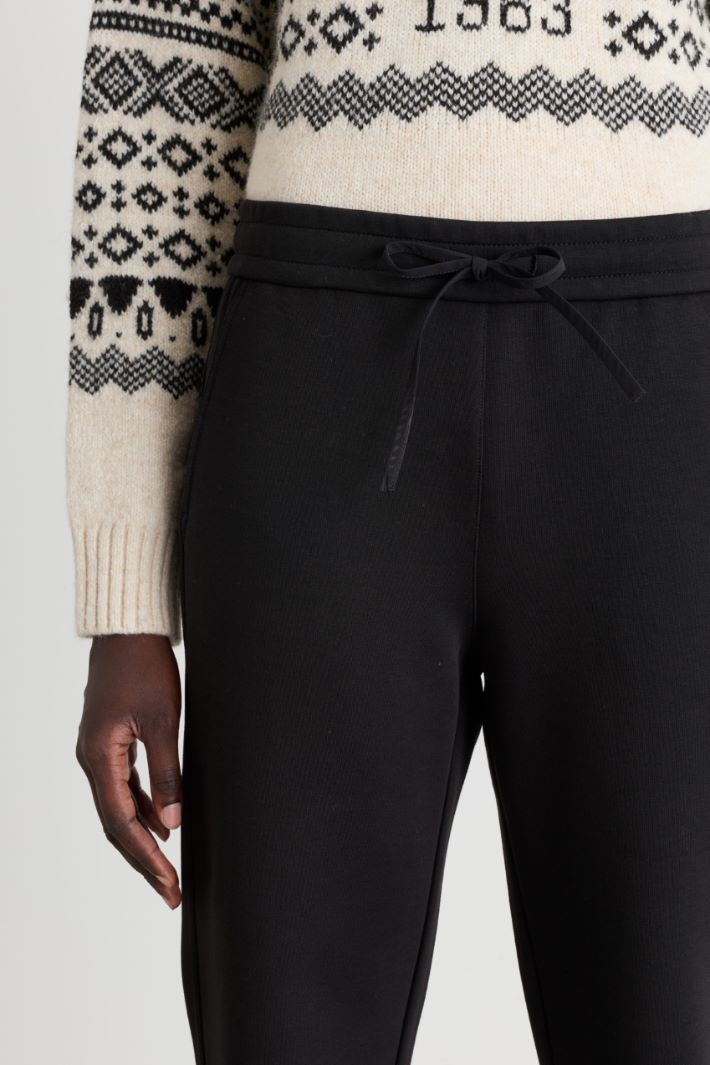 Jersey jogging trousers - BLACK - Intrend - 3