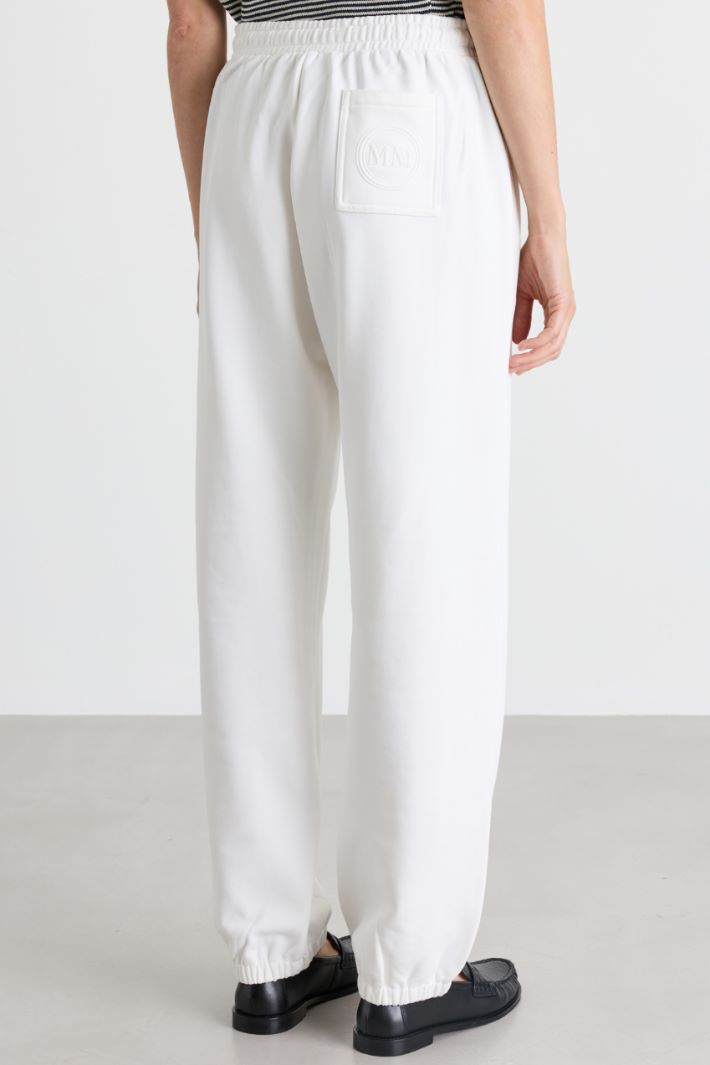 Pantalone in felpa - BIANCO - Intrend - 4