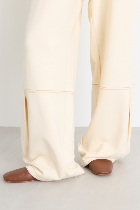 Pantalone jogger in felpa di cotone