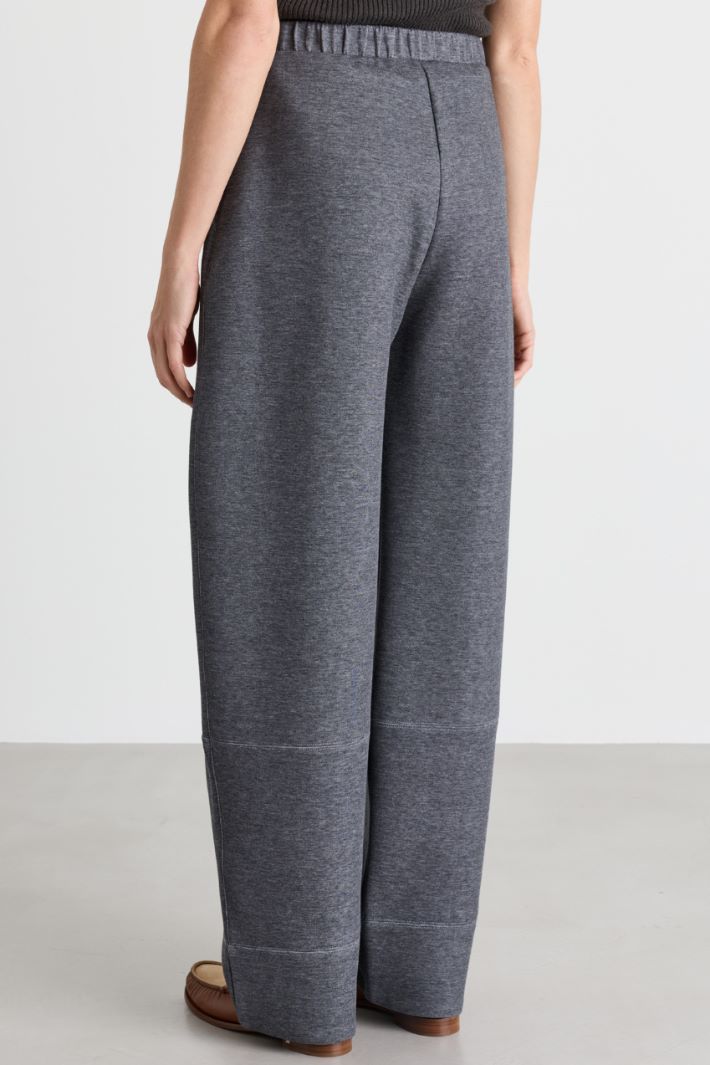 Double jersey trousers - GREY - Intrend - 4