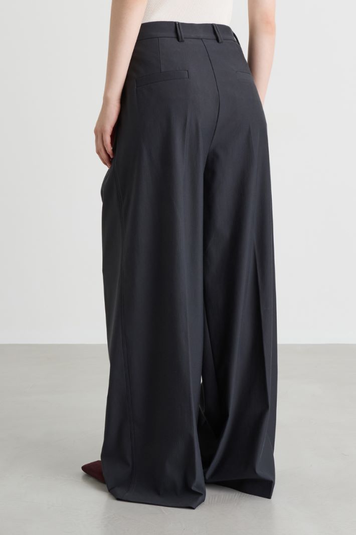 Technical jersey trousers - GREY - Intrend - 4