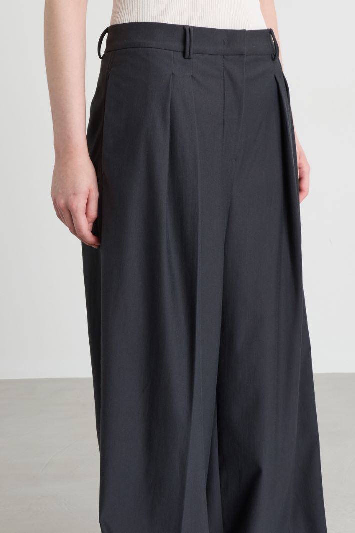 Technical jersey trousers - GREY - Intrend - 3
