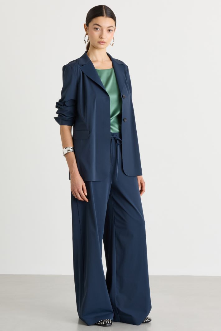 Giacca in jersey tecnico - BLU - Intrend
