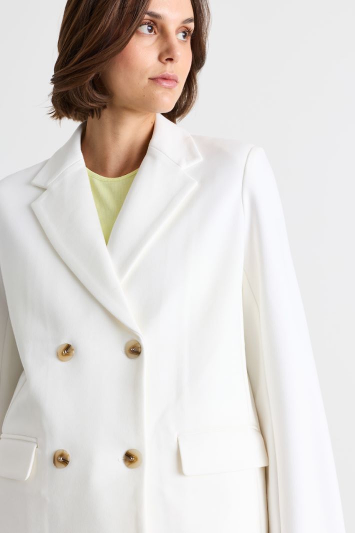 Blazer doppiopetto oversize - BIANCO - Intrend - 2