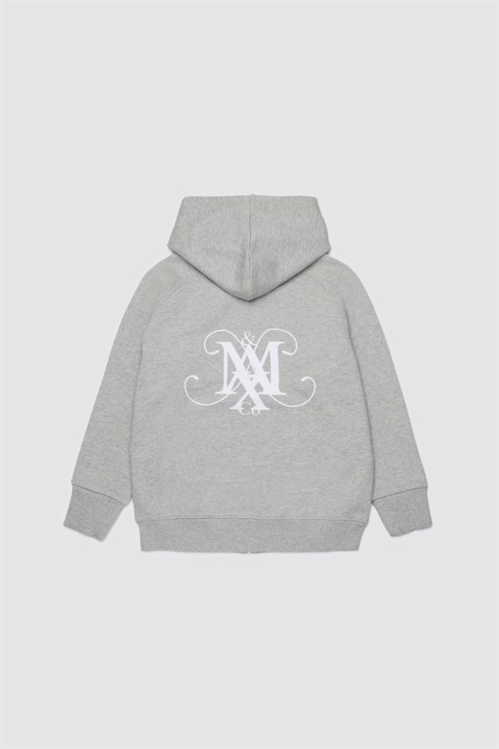 Felpa con cappuccio - GRIGIO - Intrend - 2